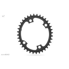 absoluteBLACK, Kettenblatt, OVAL, Road, für Shimano DA R9100 & ULT R8000, 2-fach 110/4, BLACK only, 36 Zähne