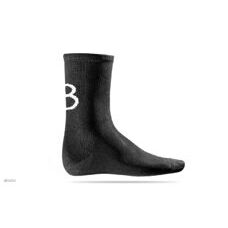 absoluteBLACK, Bike Socken, mit absoluteBLACK Logo,  LONG - BLACK - schwarz, Size: 42-45