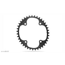 absoluteBLACK, Kettenblatt, OVAL, Road, für Campagnolo, 2-fach 112/4Loch, kompatibel 11- & 12-fach, BLACK 39T