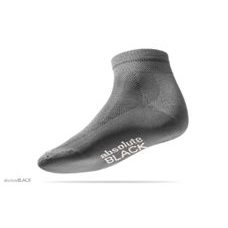 absoluteBLACK, Bike Socken, mit absoluteBLACK Logo,  SHORT - GREY - grau, Size: 42-45