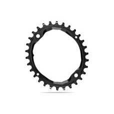 absoluteBLACK, Kettenblatt, OVAL, MTB, 104/4 N/W, BLACK - SCHWARZ, 30 Zähne