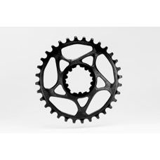 absoluteBLACK, Kettenblatt, RUND, MTB, für Sram, DIRECT MOUNT, GXP - N/W, 3mm Versatz, Boost, BLACK - SCHWARZ, 30 Zähne