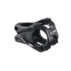 FUNN, STEM, CROSSFIRE STEM  Ø31.8, AL6061 Forged, 0° Rise, Steer 1-1/8", 31.8 mm, 31.8 mm - 35mm, Black