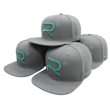 RISK iT!, Bekleidung, SNAPBACK HAT, mit Risk it! 3D-Logo, Verstellbarer Verschluss , grau