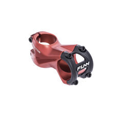 FUNN, STEM, STRYGE STEM +7˚, AL6061, 7° Rise, Steer 1-1/8", 31.8 mm - 60mm, Bead Blast Red w/mirror polish