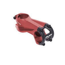 FUNN, STEM, STRYGE STEM -5˚, AL6061, -5° Rise, Steer 1-1/8", 31.8 mm - 75mm, Bead Blast Red w/mirror polish