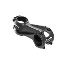 FUNN, STEM, STRYGE STEM +7˚, AL6061, 7° Rise, Steer 1-1/8", 31.8 mm - 80mm, Bead Blast Black w/mirror polish