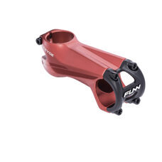 FUNN, STEM, STRYGE STEM -5˚, AL6061, -5° Rise, Steer 1-1/8", 31.8 mm - 85mm, Bead Blast Red w/mirror polish