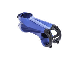 FUNN, STEM, STRYGE STEM -5˚, AL6061, -5° Rise, Steer 1-1/8", 31.8 mm - 85mm, Bead Blast Blue w/mirror polish