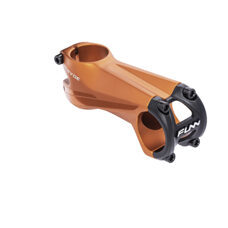 FUNN, STEM, STRYGE STEM -5˚, AL6061, -5° Rise, Steer 1-1/8", 31.8 mm - 85mm, Bead Blast Orange w/mirror polish