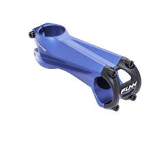 FUNN, STEM, STRYGE STEM -5˚, AL6061, -5° Rise, Steer 1-1/8", 31.8 mm - 100mm, Bead Blast Blue w/mirror polish