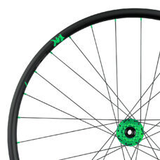 Tune, Rear Wheel Disc, Gravel Carbon, Crosser Carbon Disc, ClimbHill CL 28h, 12mm, Standard Bearings, HG10/11/12 3T End, DL, Nip, green