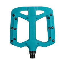 FUNN, PEDAL, Taipan, FLAT-Pedal, 95mm x 80mm, Glass Fiber, Round Head Pins, Turquoise