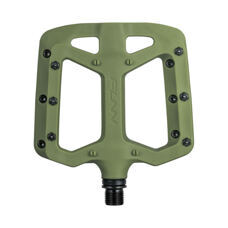 FUNN, PEDAL, Taipan, FLAT-Pedal, 95mm x 80mm, Glass Fiber, Round Head Pins, Olive Green