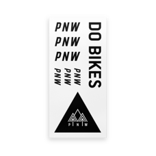 PNW Lenker, LOAM TRANSFER DECAL KIT, Sticker für Carbon Lenker, schwarz - BLACK OUT BLACK