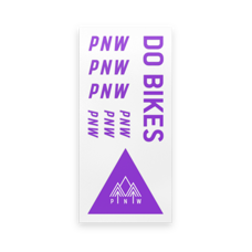 PNW Lenker, LOAM TRANSFER DECAL KIT, Sticker für Carbon Lenker, violette - FRUIT SNACKS