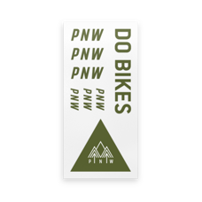 PNW Lenker, LOAM TRANSFER DECAL KIT, Sticker für Carbon Lenker, grün - MOSS GREEN