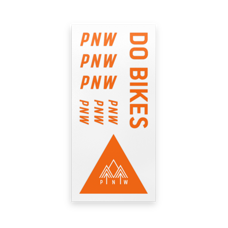 PNW Lenker, LOAM TRANSFER DECAL KIT, Sticker für Carbon Lenker, orange - SAFETY ORANGE