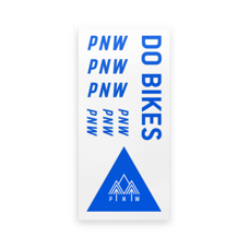 PNW Lenker, LOAM TRANSFER DECAL KIT, Sticker für Carbon Lenker, blau - PACIFIC BLUE