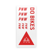 PNW Lenker, LOAM TRANSFER DECAL KIT, Sticker für Carbon Lenker, rot - REALLY RED