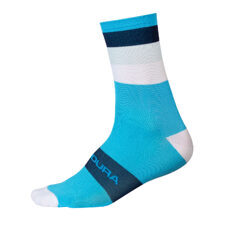 Endura, Bandwidth Streifensocken: Neon-Blau - L-XL