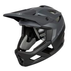 Endura, MT500 Full Face Helm: Schwarz - M-L