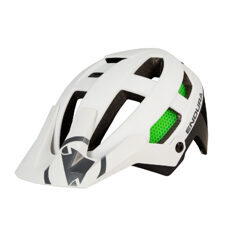 Endura, SingleTrack Helm: Weiß - L-XL