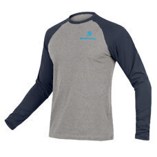 Endura, One Clan Raglan Langarmshirt: Ink Blue  - S