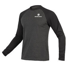 Endura, One Clan Raglan Langarmshirt: Grau - XXL