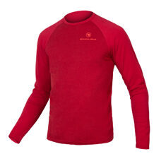 Endura, One Clan Raglan Langarmshirt: Rost - XL