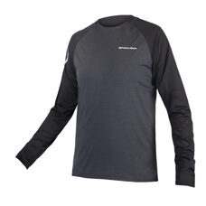 Endura, SingleTrack Trikot (langarm) : Zinn-Grau - S