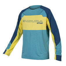 Endura, MT500 Burner Lite Trikot (langarm): Blaubeere  - M