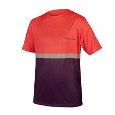 Endura, SingleTrack Core T-Shirt II: Aubergine - S