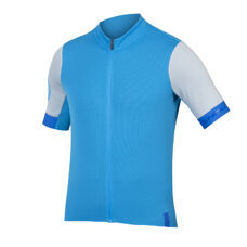 Endura, FS260 Trikot (kurzarm): Neon-Blau - XS