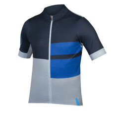 Endura, FS260 Print Trikot (kurzarm): Ink Blue  - XS