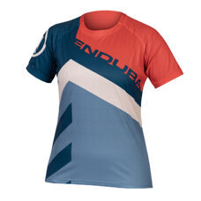 Endura, Damen SIngleTrack Print T-Shirt LTD: Granatapfel - XS