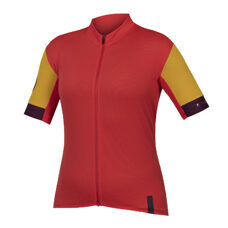 Endura, Damen FS260 Trikot (kurzarm): Granatapfel - S