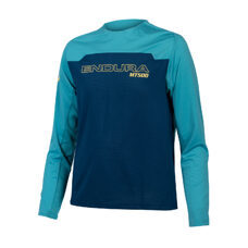 Endura, Kinder MT500 Burner Trikot (langarm): Blaubeere  - 11-12yrs