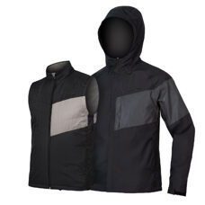 Endura, Urban Luminite 3 in 1 Jacke II: Schwarz - S