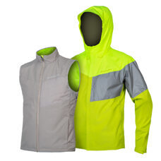 Endura, Urban Luminite 3 in 1 Jacke II: Neon-Gelb - S