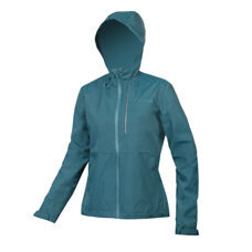 Endura, Damen Hummvee Wasserdichte Kapuzenjacke: Sattes Teal  - XS